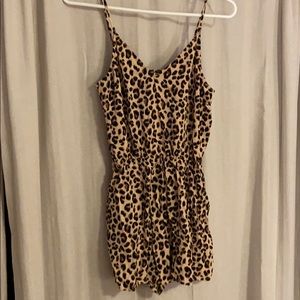 Cheetah romper